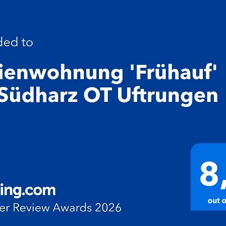'fruehauf' Im Suedharz Ot Uftrungen